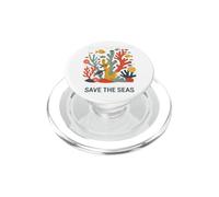 Océans Récifs coralliens Conservation de la Vie Marine Amateurs de la Nature PopSockets PopGrip pour MagSafe