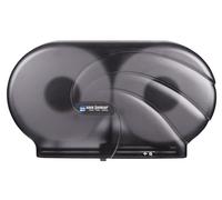 Oceans Twin 9'' JBT Toilet Tissue Dispenser, 19 x 5 1/4 x 12, Black Pearl, Sold as 1 Each