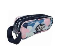 Ocean's Wave Petite Trousse Scolaire - 3 Compartiments - Fabriqué en Polyester - Design Yosemite - Dimensions 23 x 9 x 11 cm, Multicolore, único, OCW 3 Zipper Pencil Case Yosemite
