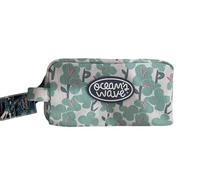 Ocean's Wave - Trousse de Toilette pour Grands Articles - Dimensions 10 x 23 x 12 cm - Trousse de Voyage avec 1 Fermeture éclair, 2 Compartiments et poignée latérale - Design Unisexe, Bleu, Anara