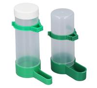 Oceanside 10 Ficheur d'eau Set Bird, Distributeur d'eau en Plastique, Spill Prevention Wild Bird Waterer pour Les Perroquets, Les Caloches et Les Petits Oiseaux