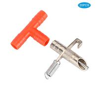 Oceanside 20 PCS Poulet Chicken Wipples, Mamelon d'eau de Poulet Chargée à Ressort, Petit Buveur de Mamelon Animal pour Lapins, Poulets, Canards