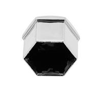 Oceanside 20Pcs Cobines D'Écrou à Roue, Couvercles de Roues en Plastique Universels, Couvercles de Moyeu de Roue en Argent pour la Protection et la Décoration des Pneus de Voiture