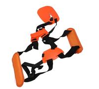 oceanside Brotte D'Épaule Double de la Coupe Océanique, Sangle de Coupe Ergonomique Réglable, Sangle de Mangeur de Mauvaises Herbes Élargie pour Les Coupe Bouteilles, Les Tronçonne (Orange)
