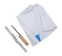 Oceanside Lot de 3 Sacs de Mortier de Maçonnerie Réutilisables, Embouts en Acier Inoxydable, Sac de Mortier Robuste pour Carrelage, Travaux de Béton