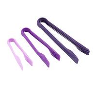Oceanside Pinces de Pain en Océans, Pinces de Pain Grillé Réutilisables en Plastique, Pinces de Cuisson Ergonomiques pour Pain, Viande et Glace (9.84)