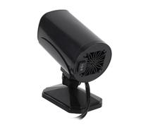Oceanside Radiateur de Voiture, 2 en 1 Mini Chauffage Portable, Chauffage de Ventilateur à Double Fonction 150W pour Les Voitures RVS (Noir)