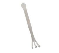 Oceanside Râteau à la Main en Océans, Cultivateur de Petits Mains en Acier Inoxydable, Outil de Jardin Ergonomique à 3 Dents pour Les Pots et Les Espaces Serrés