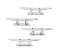 oceanside Taquet de Quai, Taquet de Bateau en Acier Inoxydable, Taquet de Corde à Base Ouverte Hautement Poli pour Bateau, Yacht et Cordes D'Amarrage