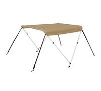Oceansouth Bimini Top à 2 arceaux (Sand, Width 1.1m - 1.3m) Bateau Accessoires Bateaux Zodiac auvent vidaxl Bimini pour Camping taud de Soleil Shelter x Beach Tent annexe Coleman Event auvents en Dur