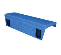 Oceansouth Boat Bench Cushion & Side Pockets (Bleu, Longueur x Largeur 1200mm x 400mm)