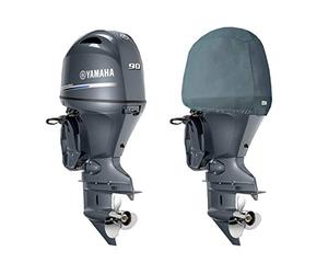 Oceansouth Funda Yamaha 4 CYL 1.8L F75D F90C F100F - Couverture complète pour Moto Yamaha 4 cylindres 1.8L F75D F90C F100F (2017) - Taille Standard - Multicolor - Plastique - Sans protection UV