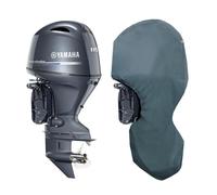 Oceansouth Housses complètes sur Mesure pour Moteur Hors-Bord Yamaha (F115B, F130A 4CYL 1,8 L (de 2015 à 2024), Longueur de Jambe : 50,8 cm)