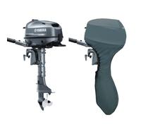 Oceansouth Housses complètes sur mesure pour moteur hors-bord Yamaha (F4B-F6C 1CYL 139 cc (de 2010 à 2024), longueur de jambe : 50,8 cm)