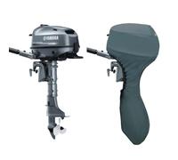 Oceansouth Housses complètes sur mesure pour moteur hors-bord Yamaha (F4B-F6C 1CYL 139 cc (de 2010 à 2024), longueur de jambe : 38,1 cm)