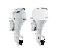 Oceansouth Housses ventilées sur mesure pour moteur hors-bord Suzuki (blanc, DF40A-DF60A 3CYL (de 2010 à 2024))