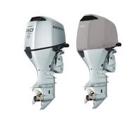 Oceansouth Housses ventilées sur mesure pour moteurs hors-bord Honda (gris, BF115-BF150 4ZYL. 2,3 l (de 2022 à 2024)