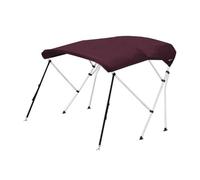 Oceansouth Whitewater Bimini Top à 3 arceaux (Bordeaux, Largeur 1.7m - 1.9m)