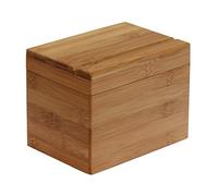 Oceanstar Boîte à Recette en Bambou avec séparateur Naturel par Oceanstar