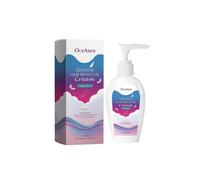 OceAura hair removal cream is gentle, non irritating, smooth, tender, and fair for the skin on the arms, armpits, legs, and body