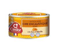 O'CEDAR Antiquaire Cire Encaustique en Pâte à la Cire d'Abeille pour Meubles en Bois, Nourrit, Protège et Fait Briller - 250 ml