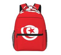 OCELIO Sac à dos léger et décontracté avec drapeau tunisien pour femme - Pour randonnée, loisirs, sport, voyage, ordinateur portable - Noir - Taille unique, Noir , taille unique