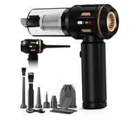 ocenal Aspirateur à Main 19 000 Pa - Aspirateur Voiture sans Fil Puissant Rechargeable avec LED, Fonction Souffleur & Gonflage - Idéal pour la Voiture, la Maison et Bureau et Poils d’Animaux