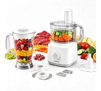 Ochama Robot culinaire, Hachoir, Petit mixeur ménager, Centrifugeuse, Préparateur d’aliments pour bébé, Multifonction et facile à nettoyer, Broyeur
