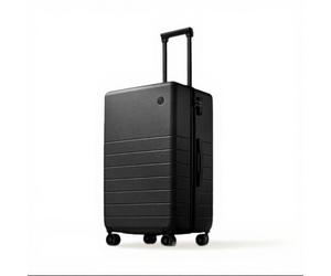 ochama Valise de voyage 26 pouces version grand format - Grande capacité - Valise de voyage à roulettes PC unisexe noir crépuscule