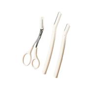 ochama x J.ZAO Kit de 3 rasoirs à sourcils - convient aux débutants - Entretien des sourcils