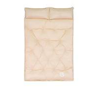 ochama x J.ZAO Matelas gonflable automatique pour camping en plein air, tapis de pique-nique, matelas gonflable double avec oreiller