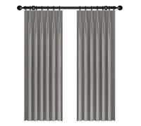 ochama x J.ZAO Rideaux occultants à 99 % pour balcon, baie vitrée, chambre à coucher, pare-soleil à crochet, 2 x 2,7 m, 1 pièce