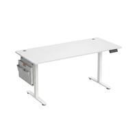 Ochama x SONGMICS Bureau électrique réglable en hauteur avec 4 hauteurs de mémoire blanc - 160 x 70 cm