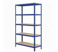 Ochama x SONGMICS Étagère de rangement à 5 niveaux avec structure en acier bleu avec capacité de 750 kg - 60 x 120 x 200 cm