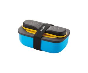 Ochre LUNCH BOX AVEC COUVERTS DE VOYAGE 'STORE&GO' "ON THE GO"