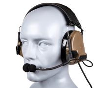 Ochronniki słuchu aktywne Tac-Sky Comtac III Headset Silicone Earmuffs - Flat Dark Earth