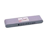 OCIBEL - 10 Limes à ongles Zèbre Droite 180/240 Premium pour Manucure, Faux Ongles et Nail Art
