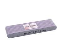 OCIBEL - 10 Limes à ongles Zèbre Droite 80/80 Premium pour Manucure, Faux Ongles et Nail Art