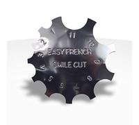 OCIBEL - Coupe (cutter) french manucure prononcée en métal pour Manucure, Faux Ongles et Nail Art