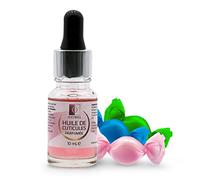 OCIBEL - Huile de cuticule parfumée avec pipette 'Bubble Gum' - 10 ml pour Manucure, Faux Ongles et Nail Art
