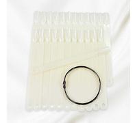 OCIBEL - Nuancier Naturel 24 ongles - Porte clé pour Manucure, Faux Ongles et Nail Art