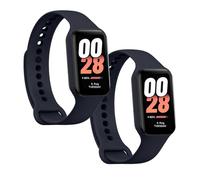 OcioDual 2 Pièces Bracelet de Remplacement compatible avec Xiaomi Smart Band 8 Active/Redmi Smart Band 2, Couleur Bleu Foncé, Bracelet de Remplacement en Silicone