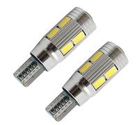OcioDual 2 x Veilleuses T10 W5W 10 SMD LED Canbus Anti Erreur ODB Blanc Xenon Lumière