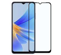 OcioDual 2x Verre Trempé avec Cadre Noir pour Oppo A17, Protecteur d'écran, Vitre Premium Bord 9D 0,33mm HD, Dureté 9H Glass, Ultra Résistant, Sans Bulles d'Air