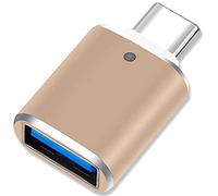 OcioDual Adaptateur USB C OTG Dore GF2433 Convertisseur Haute Vitesse pour Smartphone Tablet Ordinateur Portable Clavier Souris