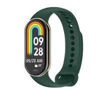 OcioDual Bracelet de Remplacement Compatible avec Xiaomi Mi Band 9 y Mi Band 8, Méditation Verte, Bracelet de Remplacement En Silicone, Caoutchouc Souple Et Flexible pour le Sport