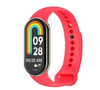 OcioDual Bracelet de Remplacement Compatible avec Xiaomi Mi Band 9 y Mi Band 8, Rose, Bracelet de Remplacement En Silicone, Caoutchouc Souple Et Flexible pour le Sport