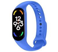 OcioDual Bracelet de Remplacement Silicone Compatible avec Xiaomi Mi Band 6 5 Amazfit Band 5 Bleu Sangle Doux Bande Anti-Perdu Rechange