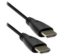OCIODUAL Cable 2m HDTV V1.4 Full HD 4K Audio Video Noir pour PC Laptop TV Moniteur Projecteur Monitor Connecteurs Plaques Or
