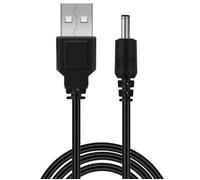 OCIODUAL Câble Cordon USB 2A 5V 3.5mm DC 80cm Chargeur pour Tablette PDA Android MP3 Noir